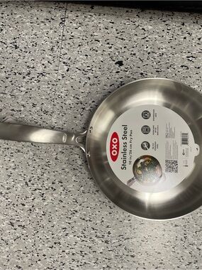 BNWT Oxo tri clad Stainless Steel Frying Pan, size 10”/26 cm